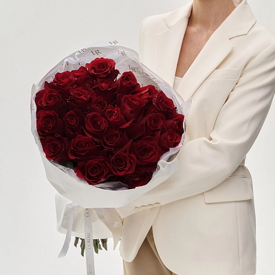 Монобукет из красных роз Explorer